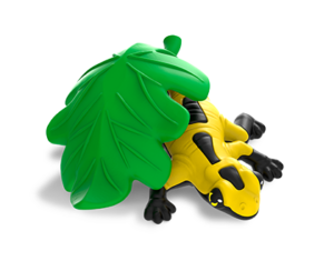 golden frog kinder surprise natoons south american toy