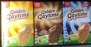 golden gaytime choc fever salty