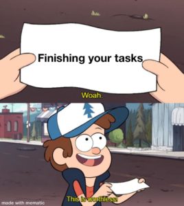 gravity falls whoa this is worthless among us meme
