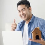 happy guy sold his house online
