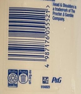 head and shoulders recycle instructions