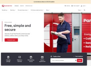 home page dec 2020 australia post auspost website
