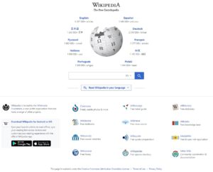 home page dec 2020 wikipedia