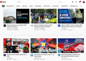 home page dec 2020 youtube