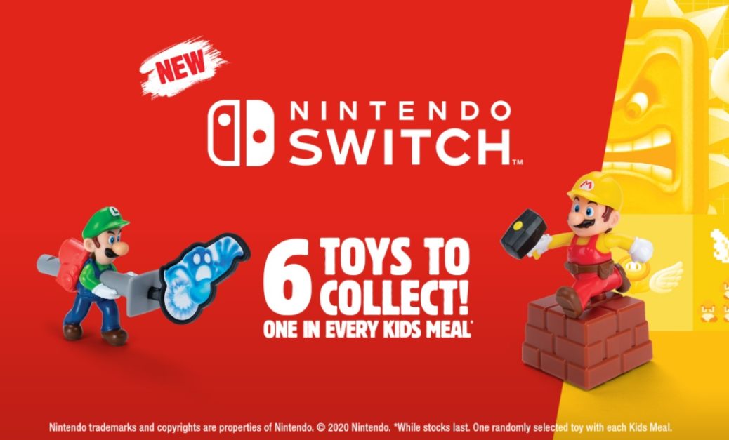 hungry jacks nintendo switch toys banner