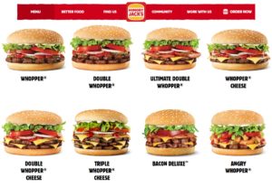 hungry jacks website menu