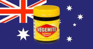 vegemite with australian flag