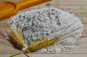 Flour with wheat