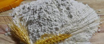 Flour with wheat