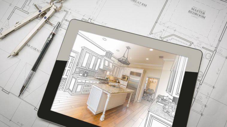 ipad and house plans