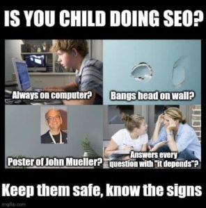 is your kid doing seo