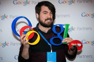 Good/Bad Marketing Founder Keith Nallawalla at a Google Event in 2014