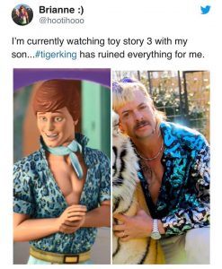 ken and Joe exotic tiger king meme- toy story 3