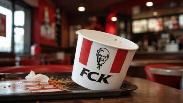 kfc fck bucket