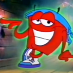 kfc red bucket head character mascot