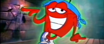kfc red bucket head character mascot
