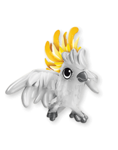 kinder surprise natoons cockatoo
