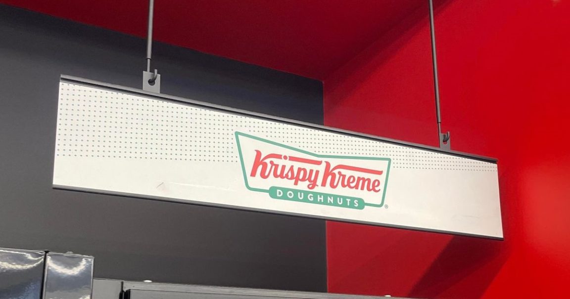 krispy kreme doughnuts banner
