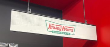 krispy kreme doughnuts banner