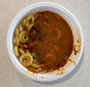 lean cuisine beef stroganoff with pasta cooked
