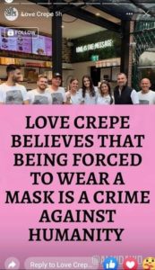 love crepe covid 19 crime against humanity
