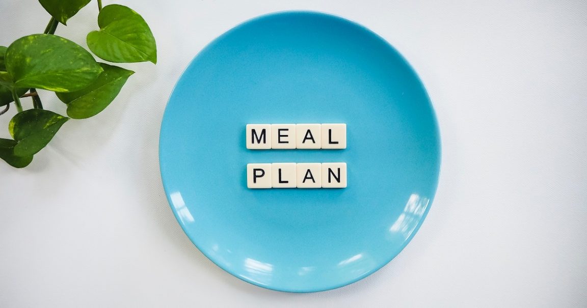 meal plan stock photo