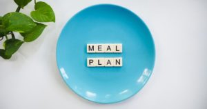 meal plan stock photo