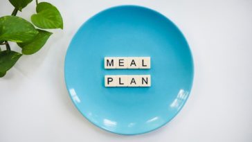 meal plan stock photo