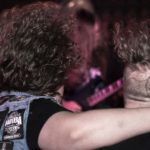 metal fans headbanging