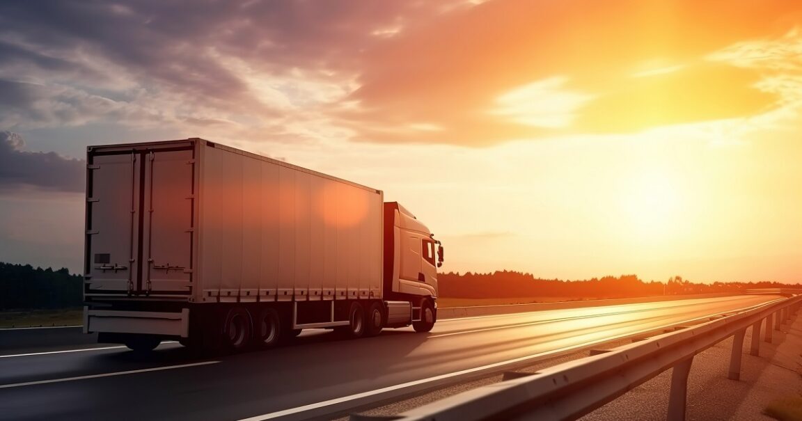 Logistics import export and cargo transportation industry concept