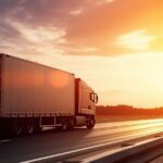 Logistics import export and cargo transportation industry concept