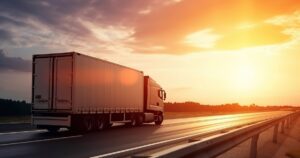 Logistics import export and cargo transportation industry concept