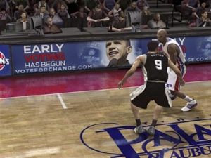 obama advertisement in NBA Live 08