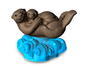 otter kinder surprise natoons south american toy