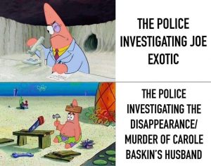 police Tiger King meme