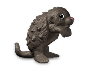 porcupine kinder surprise natoons south american toy