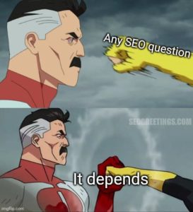 seo it depends invincible