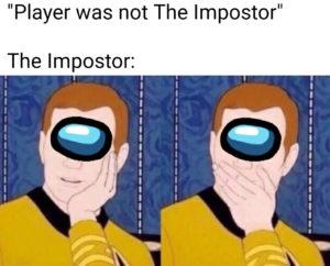 star trek impostor meme among us