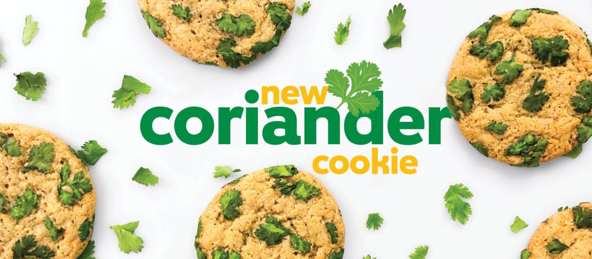 subway coriander cookie banner april fools