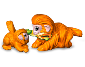 tamarin family kinder surprise natoons south american toy