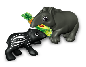 tapir kinder surprise natoons south american toy