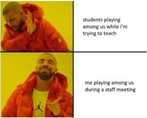 teacher meme among us