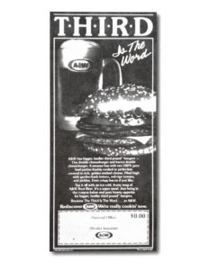 third pounder aw ad third is the word