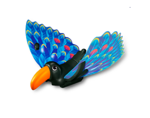 toucan orange kinder surprise natoons south american toy