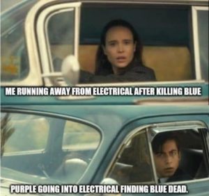 umbrella academy car meme among us