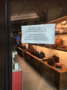 upside down fossil sign