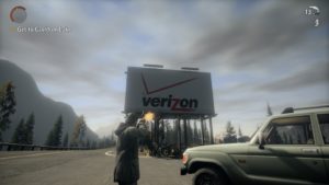 verizon billboard in Alan Wake