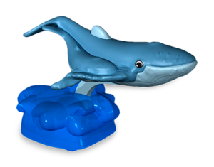 whale kinder surprise natoons south american toy