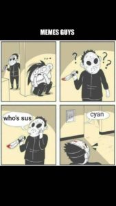 who's sus among us meme